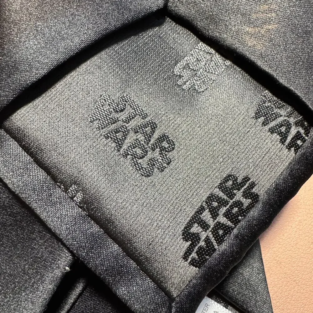 Star Wars Men's Neck Tie‎ Flames Darth Vader Black Necktie NWT
